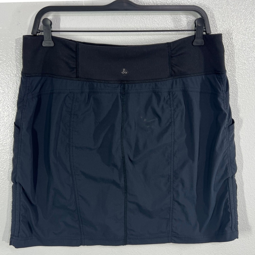 prAna Black Active Skort L | Built-In Shorts |‎ Hiking Travel Athleisure Skirt - Picture 3 of 11